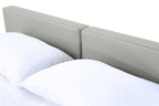Queen Opal Modern Wenge & Grey Platform Bed