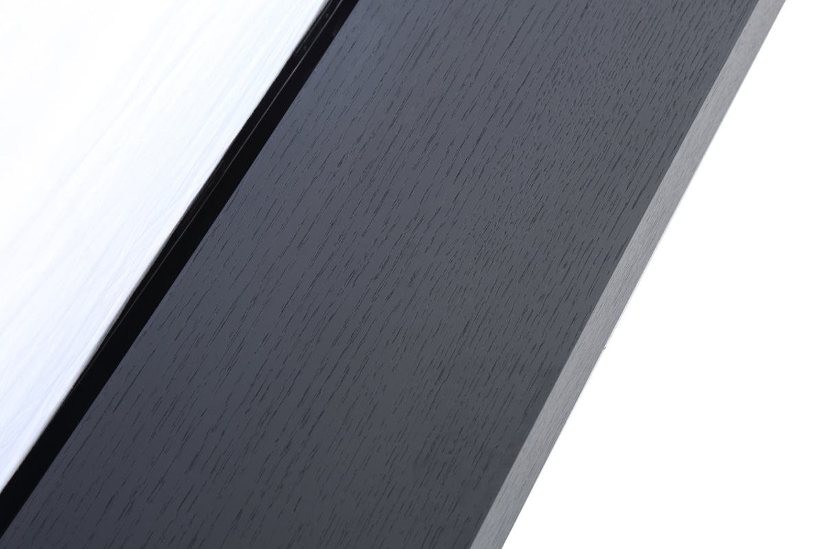 Queen Opal Modern Wenge & Grey Platform Bed