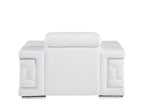 296 Modern Genuine Leather Chair - White - SKU 296-WHITE-CH - view 4