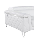 1140 Divanitalia Sofa with Adjustable Headrest in Top-grain Italian Leather