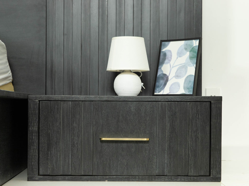 Manchester - Contemporary Dark Grey Nightstand