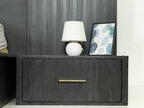 Manchester - Contemporary Dark Grey Nightstand