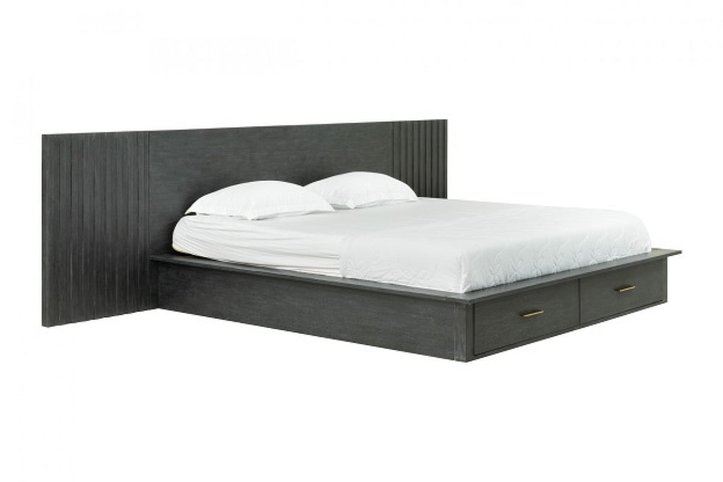 Manchester - Contemporary Dark Grey Bedroom Set - Contemporary Dark Grey Bedroom Set