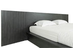 Manchester - Contemporary Platform Dark Grey Bed with Drawers