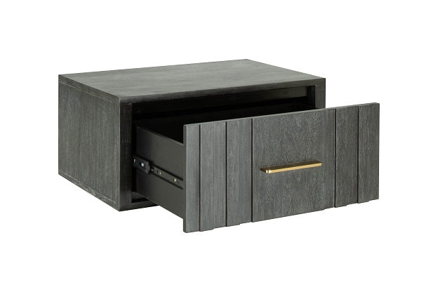 Manchester - Contemporary Dark Grey Nightstand