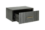 Manchester - Contemporary Dark Grey Nightstand