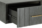 Manchester - Contemporary Dark Grey Nightstand