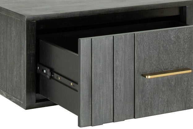 Manchester - Contemporary Dark Grey Nightstand