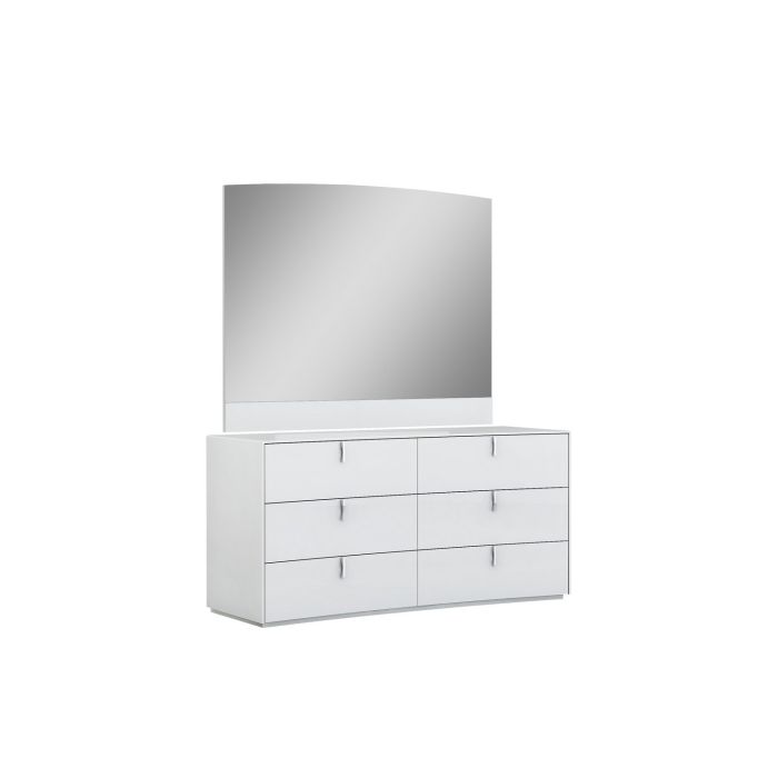 Bellagio - White 4PC Eastern King Bedroom Set - gallery image 4