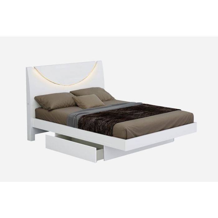 Bellagio - White 4PC California King Bedroom Set - gallery image 3