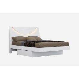 Bellagio - White 4PC Eastern King Bedroom Set - gallery image 8