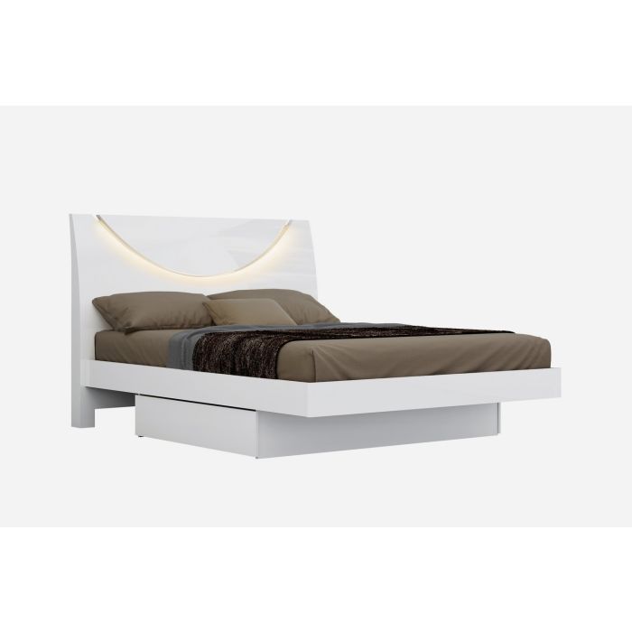 Bellagio - White 4PC California King Bedroom Set - gallery image 2