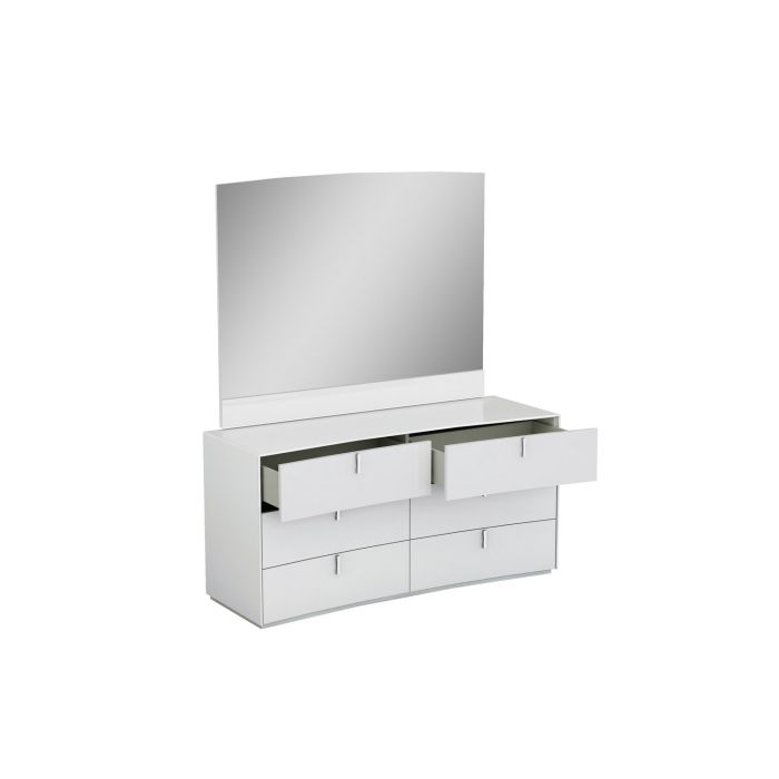 Bellagio - White 4PC California King Bedroom Set - gallery image 5