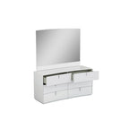 Bellagio - White 4PC California King Bedroom Set - gallery image 5