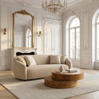 Belinda - Modern Beige Fabric 3 - Seat Sofa