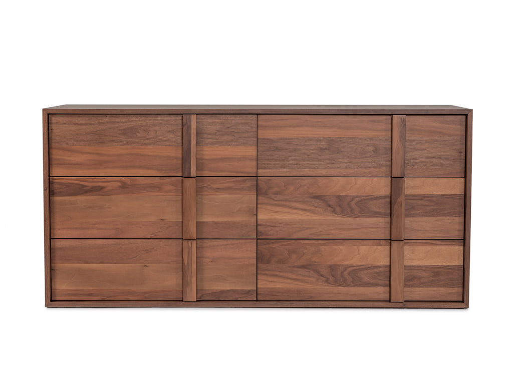 Berlin - Modern Walnut Bedroom Set - Modern Walnut Bedroom Set