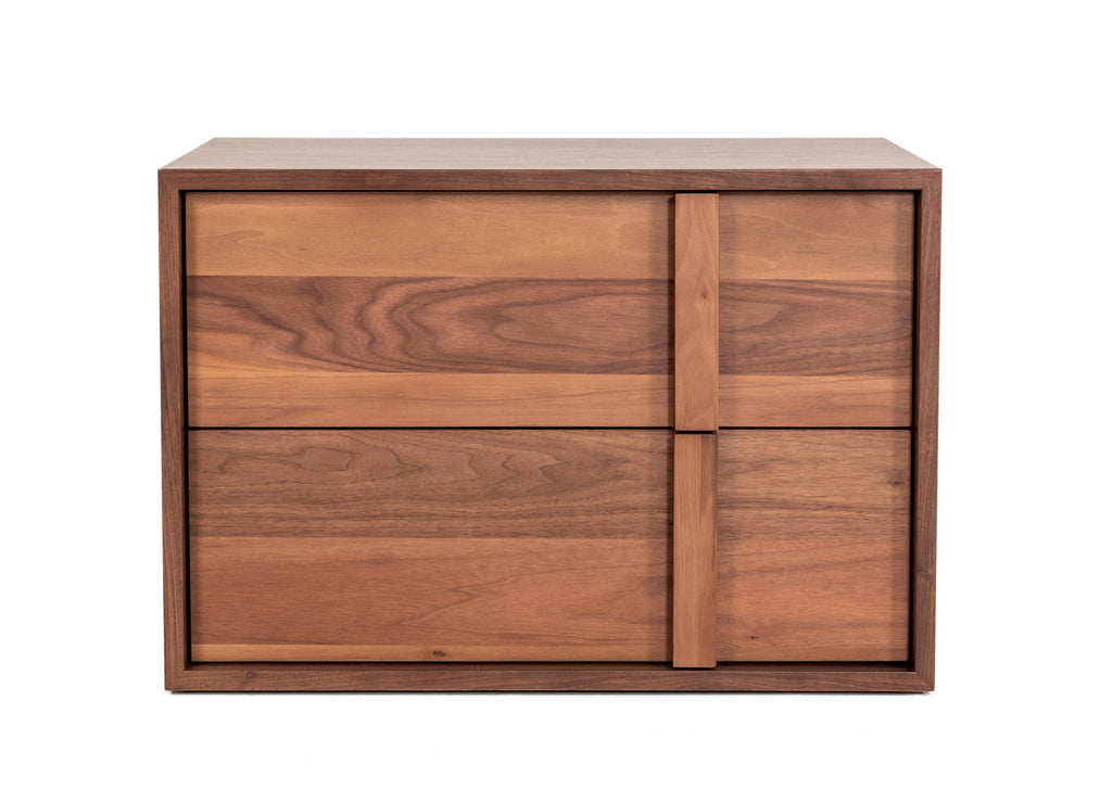 Berlin - Modern Walnut Bedroom Set - Modern Walnut Bedroom Set