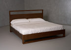 Berlin - Modern Walnut Bed - Modern Walnut Bed