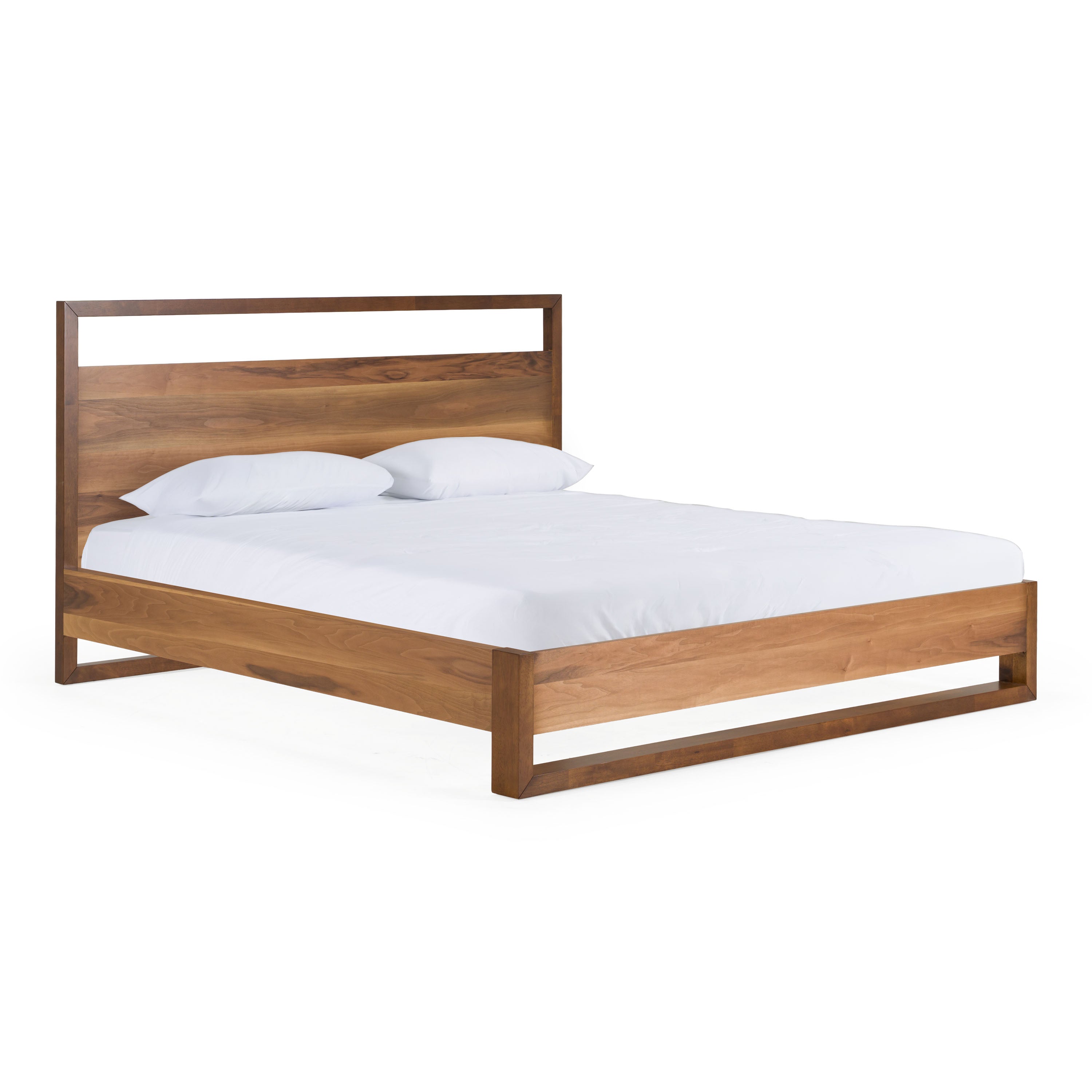 Berlin - Modern Walnut Bedroom Set - Modern Walnut Bedroom Set