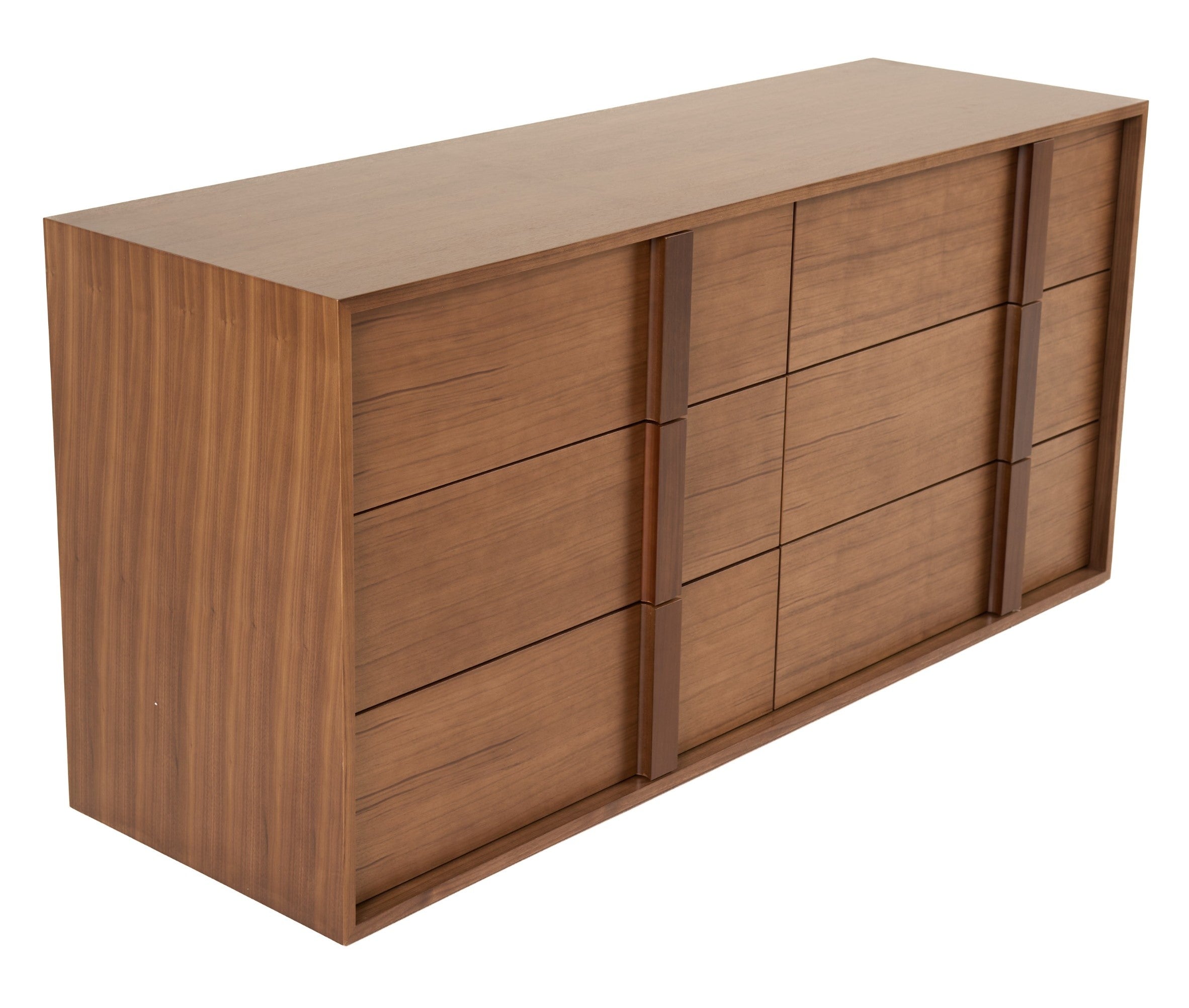 Berlin - Modern Walnut Bedroom Set - Modern Walnut Bedroom Set