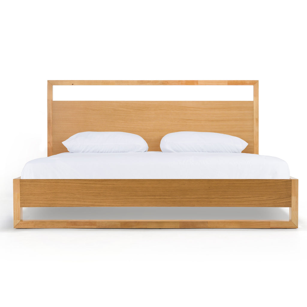 Berlin - Modern Natural Oak Bed - Modern Natural Oak Bed