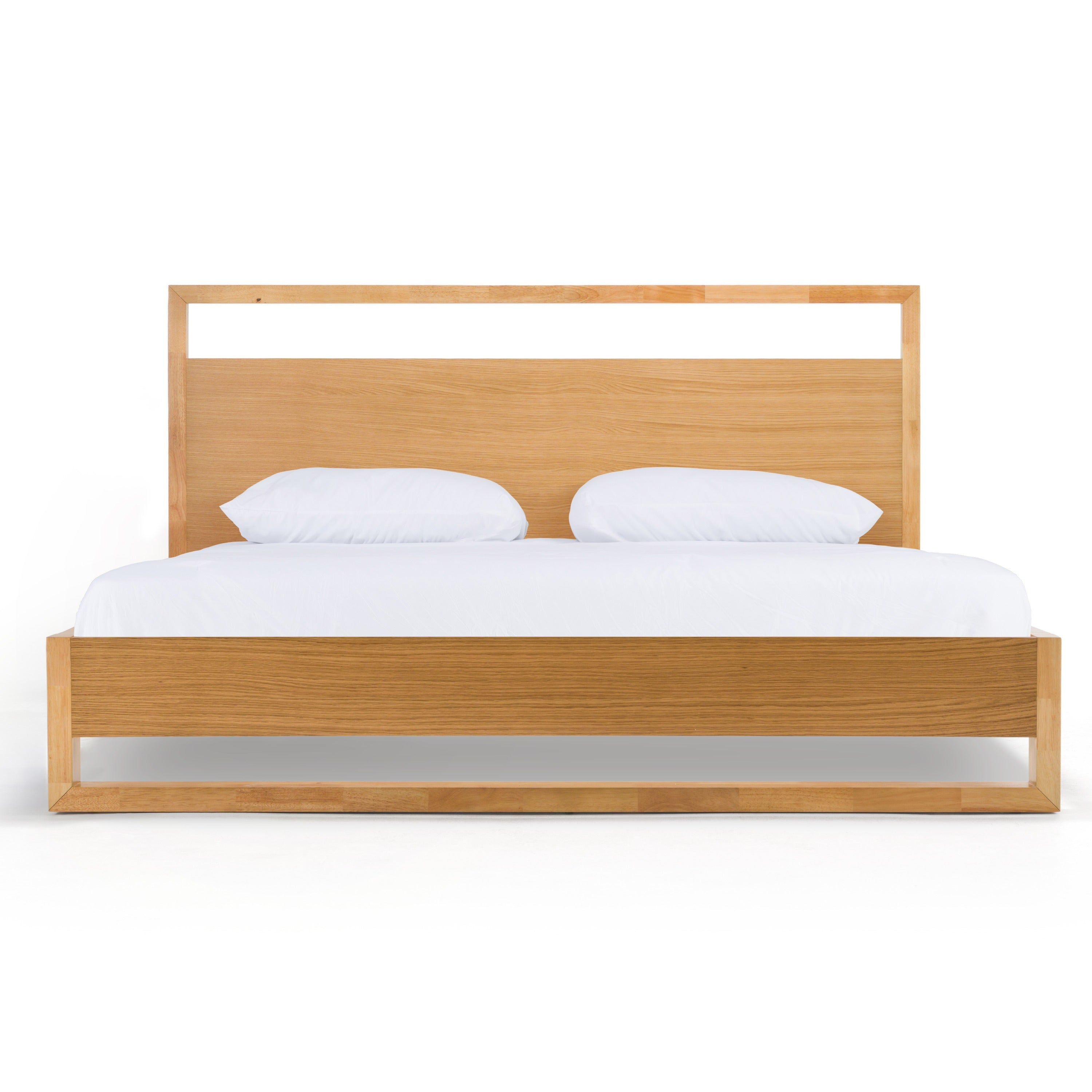 Berlin - Modern Natural Oak Bed - Modern Natural Oak Bed