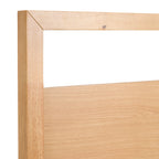 Berlin - Modern Natural Oak Bed - Modern Natural Oak Bed
