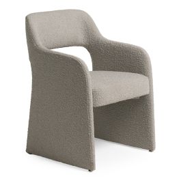 Bishop - Modern Grey Fabric Dining Chair