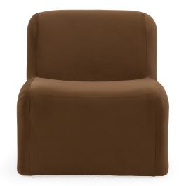 Bondi - Modern Brown Velvet Accent Chair