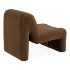 Bondi - Modern Brown Velvet Accent Chair