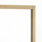 Santa Monica - Modern Natural Oak Square Mirror