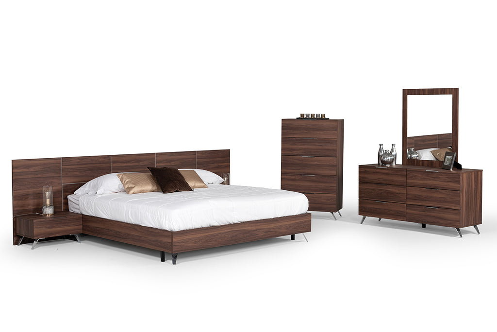 Brooklyn Italian Modern Walnut Dresser