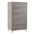 Bronx Italian Modern Faux Concrete & Grey Chest