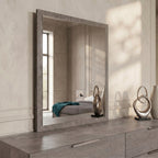 Bronx Italian Modern Grey Mirror
