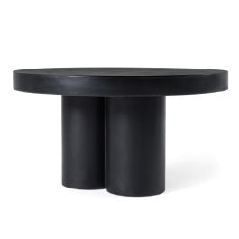 Bruni - Modern Black Concrete Coffee Table