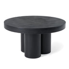 Bruni - Modern Black Concrete Coffee Table