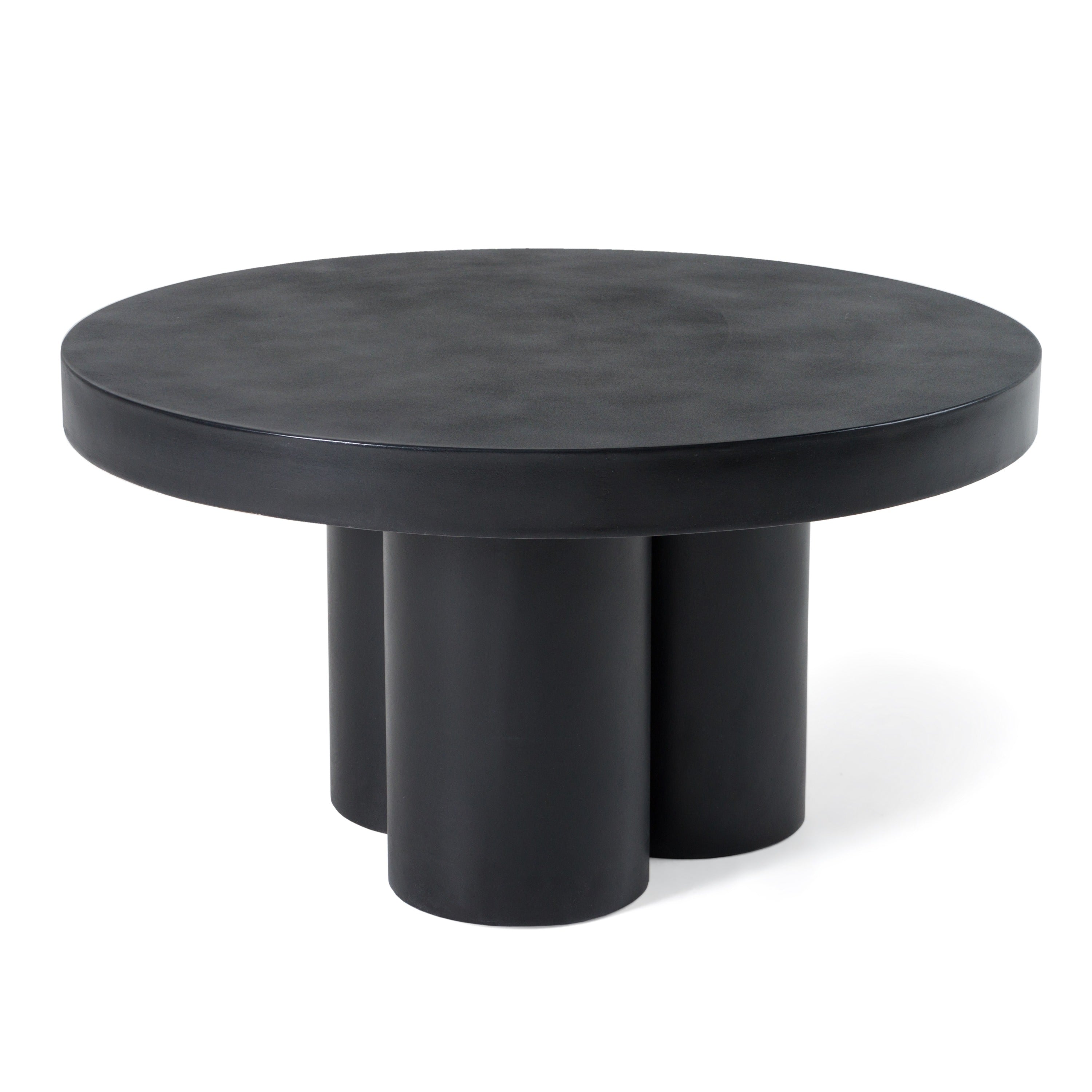 Bruni - Modern Black Concrete Coffee Table