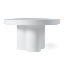 Bruni - Modern White Concrete Coffee Table