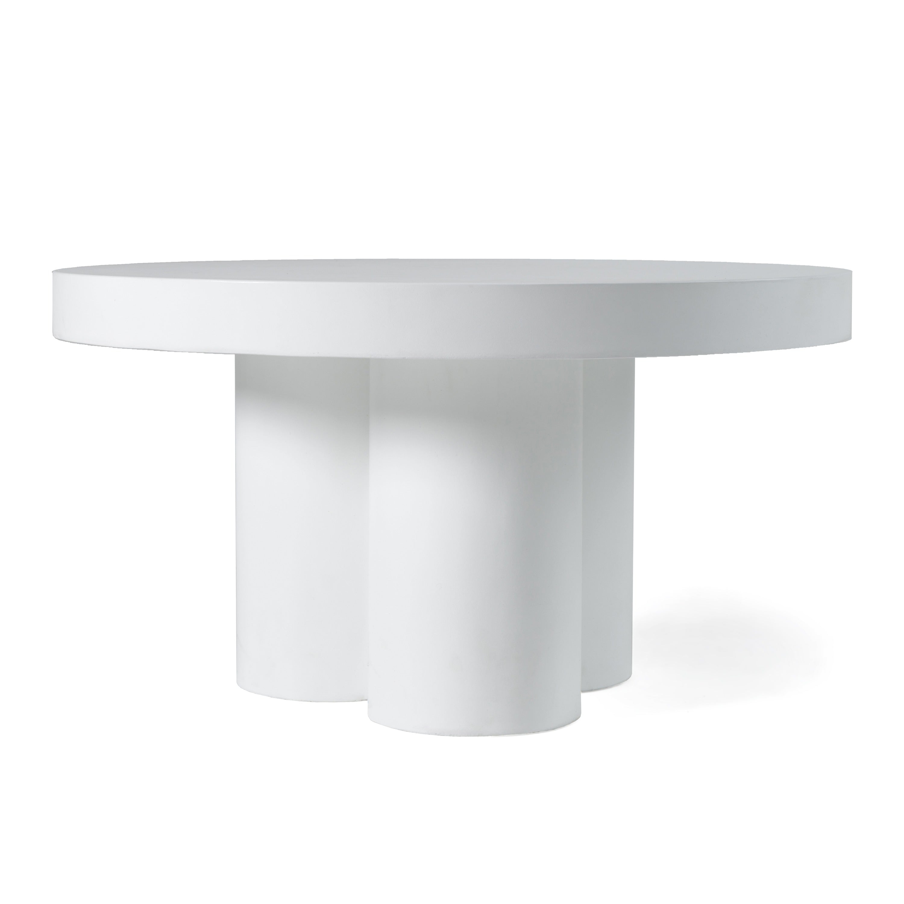 Bruni - Modern White Concrete Coffee Table