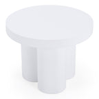 Bruni - Modern White Concrete End Table