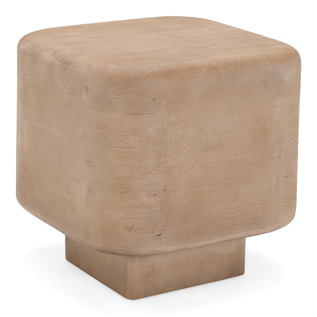Bruno - Modern Mango Wood Square End Table