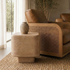 Bruno - Modern Mango Wood Square End Table