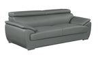 4571 Modern Genuine Leather 2-Piece Sofa Set - Dark Grey - SKU 4571-LV GRAY 2PC (S/L) - GROUP - view 4