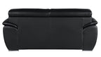 4571 Modern Genuine Leather Loveseat - Black - SKU 4571-L-BLACK - view 4