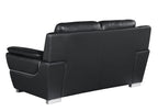 4572 Modern Genuine Leather 2-Piece Sofa Set - Black - SKU 4572 BLACK 2PC (S/L) - GROUP - view 8