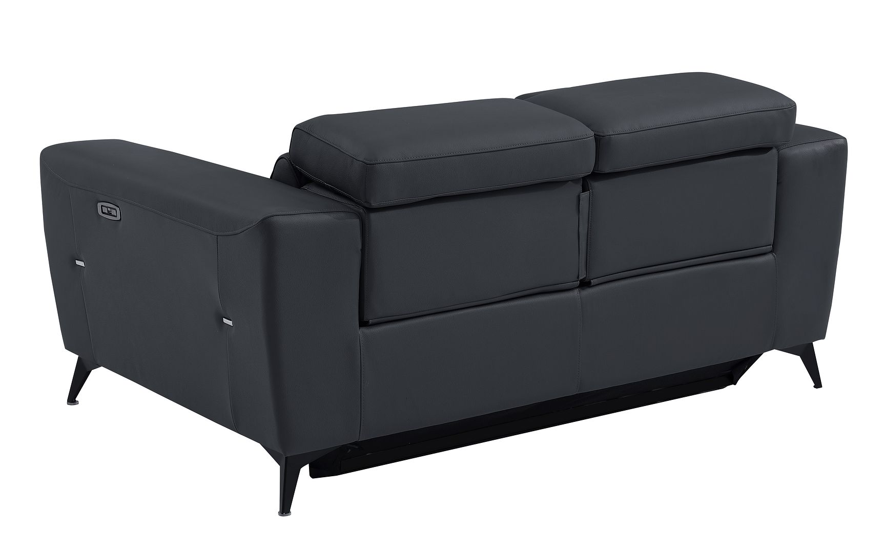 989 Divanitalia Power Reclining Loveseat with Power Headrest in Top-grain Italian Leather