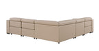 1208 Leather Reclining Set - Sofa & Loveseat with 4 Power Recliners