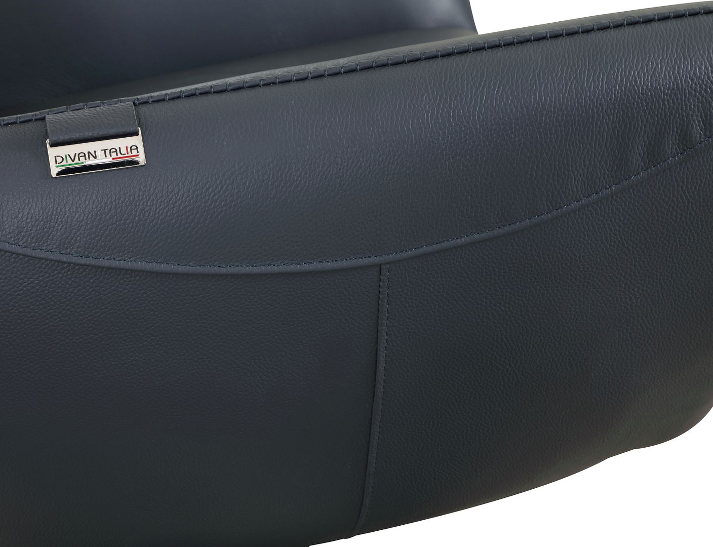 C74 Divanitalia Swivel Chair in Top-grain Italian Leather