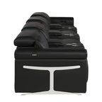 1126 Divanitalia 7-Piece Modular Power Reclining Sofa in Top Grain Italian Leather with 4 Power Recliners & Power Headrests - Black - SKU 1126-BLACK-7.4-HT - view 8