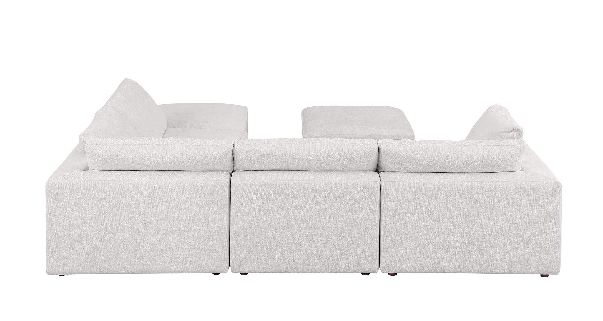 1100 Divanitalia 6-Piece Right Arm Facing 3-Seat Sectional Sofa - Top-grain Italian Leather
